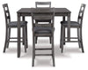 Bridson Counter Height Dining Table and Bar Stools (Set of 5)