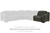 Center Line Power Reclining Sectional Loveseat