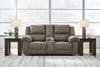 Laresview Reclining Loveseat with Console