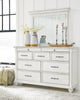 Kanwyn Dresser and Mirror - Ashton Home Furniture (GA)