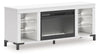 Brollevi 60" TV Stand with Electric Fireplace