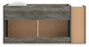 Frandern Loft Bed with Bookcase and Drawer Storage - Ashton Home Furniture (GA)