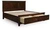 Danabrin Panel Storage Bed
