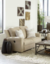 Catnapper Calvin Power Reclining Loveseat in Putty/Sand 61632 image