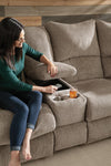 Catnapper Elliott 2pc Power Lay Flat Reclining Sectional in Pewter