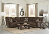 Catnapper Elliott 2pc Power Lay Flat Reclining Sectional in Chocolate - Ashton Home Furniture (GA)