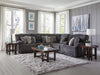 Catnapper Furniture Burbank Lay Flat Left Side Facing  Recliner in Smoke - Ashton Home Furniture (GA)