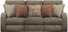 Catnapper Furniture Liam Power Headrest Power Lay Flat Reclining Sofa in Coal/Sunset image