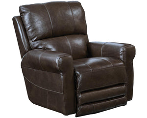 Catnapper Hoffner Swivel Glider Recliner in Chocolate image