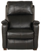 Reliever Leather Power Lay Flat Recliner with Power Adjustable Headrest and Lumbar, Zero Gravity and CR3 Therapeutic Massage