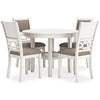 Erinberg Dining Table and 4 Chairs (Set of 5)