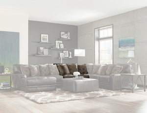 Jackson Furniture Denali Armless Loveseat in Steel 4378-29 image