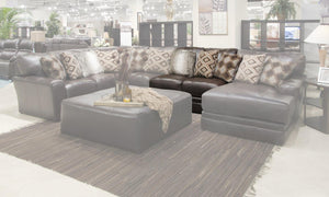 Jackson Furniture Denali Armless Loveseat in Chocolate 4378-29 image