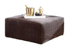 Jackson Furniture Mammoth 40" Cocktail Ottoman in Chocolate 437612 image