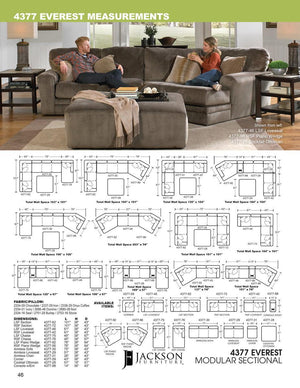 Jackson Furniture Everest RSF Chaise in Seal image