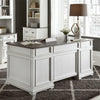 Liberty Allyson Park Jr. Executive Desk in Wirebrushed White