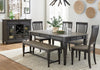 Liberty Furniture Allyson Park Buffet in Wirebrushed Black Forest