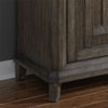 Liberty Furniture Artisan Prairie Door Chest in Wirebrushed aged oak with gray dusty wax