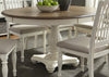 Liberty Furniture Cumberland Creek Pedestal Dining Table in Nutmeg/White 334-4860