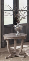 Liberty Furniture Greystone Mill End Table in Stone White