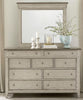 Liberty Furniture Ivy Hollow 9 Drawer Dresser in Weathered Linen
