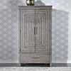 Liberty Furniture Modern Farmhouse Armoire in Dusty Charcoal