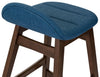 Liberty Furniture Space Saver Barstool30 (Blue) in Satin Walnut (Set of 2)