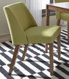 Liberty Furniture Space Saver Nido Chair (Green) in Satin Walnut (Set of 2)