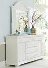 Liberty Furniture Summer House 5 Drawer Dresser in Oyster White