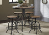 Liberty Furniture Vintage Dining Series Bar Stool in Weathered Gray with Black (Set of 2)