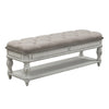 Liberty Magnolia Manor Bed Bench in Antique White