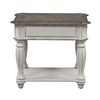 Liberty Magnolia Manor End Table in Antique White