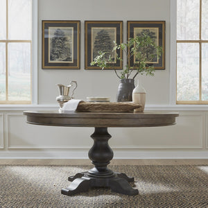 Americana Farmhouse Single Pedestal Table Top image