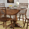 Creations Drop Leaf Pedestal Table Top image