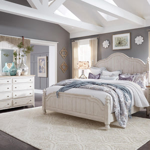 Farmhouse Reimagined King Poster Bed, Dresser & Mirror image