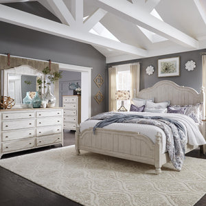 Farmhouse Reimagined King Poster Bed, Dresser & Mirror, Chest image