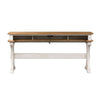 Liberty Farmhouse Reimagined Console Bar Table in Antique White image