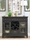 Liberty Furniture Allyson Park Buffet in Wirebrushed Black Forest image
