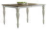 Liberty Furniture Cumberland Creek Rectangular Leg Table in Nutmeg/White image