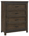 Liberty Furniture Thornwood Hills 4 Drawer Chest in Rock Beaten Gray image
