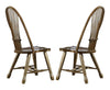 Liberty Furniture Treasures Sheaf Back Side Chair in Rustic Oak Finish (Set of 2) image