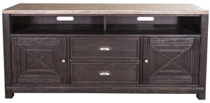 Liberty Heatherbrook 66" TV Console in Charcoal & Ash image