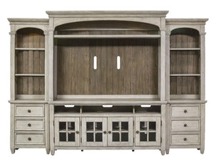 Liberty Heartland 66" Entertainment Center with Piers in Antique White image