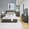 Modern Mix Queen Uph Bed, Dresser & Mirror, Chest, Night Stand image