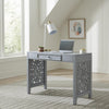 Trellis Lane Accent Writing Desk- Grey image