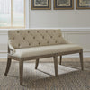 Americana Farmhouse Uph Shelter Dining Bench image