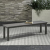 Plantation Key Outdoor Dining Bench - Granite image