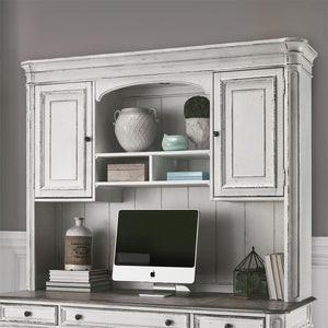 Magnolia Manor Jr Executive Credenza Hutch image