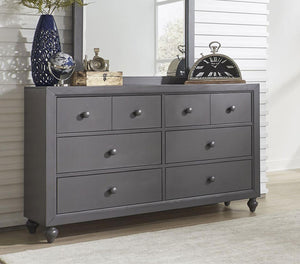 Liberty Furniture Cottage View Drawer Dresser in Dark Gray image