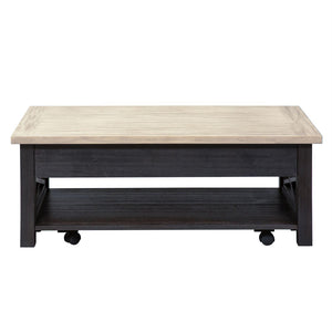 Liberty Heatherbrook Lift Top Cocktail Table in Charcoal and Ash image